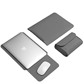 levne Tašky, pouzdra a pouzdra na notebooky-pouzdra na notebook pouzdro na notebook 12&quot; 13,3&quot; 15,6&quot; pro macbook air pro hp dell lenovo asus chromebook obal přenosného pouzdra na notebook voděodolné pouzdro z pu kůže s malou taškou pro obchodní kancelářské cesty