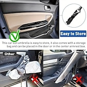 billiga Solskydd- och skärmar till bilen-Bil solskyddsregn för framrutan hopfällbar UV-skydd inredning solskydd auto vindruteöverdrag UV-blockerare för bil