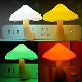 economico Luci notturne plug-in-luce notturna a led con sensore plug-in lampada luce notturna a fungo luce notturna magica a 7 colori che cambia mini belle luci notturne a forma di fungo per adulti luce notturna per bambini