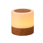 economico Lucine notturne per bambini e neonati-lampada da comodino con sensore tattile a luce notturna per cameretta dei bambini luce bianca calda dimmerabile ricaricabile + cambio colore rgb