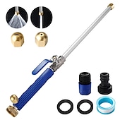 cheap Watering &amp; Irrigation-2023 Upgraded Jet Nozzle for Garden Hose Power Washer Wand Hydro Jet High Pressure Washer Tools with 2 Different Nozzles and Hose Quick Connectors