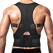 cheap Braces &amp; Supports-Unisex Back Brace Posture Corrector, Magnetic Lumbar Back Support Belt For Back Pain Relief (Order A Size Up)