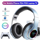 levne Herní headsety-VJ033 Sluchátka přes ucho Nad uchem Bluetooth 5.0 LED světlo Stereo pro Apple Samsung Huawei Xiaomi MI Každodenní použití Mobilní telefon