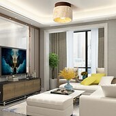 levne Jednoduché stropní osvětlení-led stropní světlo 12cm geometrické tvary zapuštěná světla keramické dřevo umělecký styl formální styl stropní světlo do chodby teplé bílé 110-240v