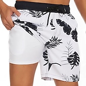 abordables short de bain homme-Homme Maillots de Bain short de bain Short de bain Plein Confort Respirable Extérieur du quotidien Sortie Mode Décontractées Azur Noir