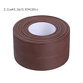 お買い得  浴室用ガジェット-2 パックテープコーキングストリップ PVC 自己粘着コーキングシールテープキッチンシンクトイレ浴室シャワーと浴槽 2.2 センチメートル * 3.2 メートル/0.87 * 126 インチ