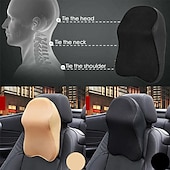abordables Rellenos de almohadas-almohada para el cuello de espuma viscoelástica para el reposacabezas del coche
