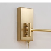 abordables Apliques de pared para interior-Luz de pared led, luz de brazo oscilante, cerámica, hierro, sala de estar, habitación de muestra, dormitorio, mesita de noche, pared de tv, luz de arte, luz de pared 110-240v