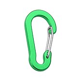 cheap Picnic &amp; Camping Accessories-Steel Carabiner Clips, The Essential Outdoor Camping &amp; Mountaineering Tool for Fishing &amp; Climbing