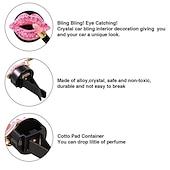 preiswerte Anhänger &amp; Ornamente fürs Auto-süßer lippenstift lippenform bohrer auto parfüm lufterfrischer diffusor auto duft clip vent parfüm auto aroma zubehör automobil dekoration kürbis aromatherapie für auto