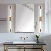 abordables Appliques murales d&#039;intérieur-applique murale led bande design 22 &quot;moderne led fond applique murale salon chambre chevet 10w aluminium applique murale intérieure ligting applique blanc chaud 1pcs 110-240v