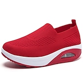 economico Sneakers da donna-scarpe da ginnastica slip-on con cuscino d'aria da donna – scarpe da passeggio in rete traspirante per casual e sport
