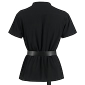 ieftine Topuri-Retro / vintage Punk și gotic Medieval Bluză / Cămașă Costum Cosplay Tunică Cavaler Viching Outlander Culoare solidă Bărbați Pirat Fantezie Carnaval Casul / Zilnic Târgul Renașterii Adulți Cămașă