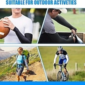 baratos Acessórios e equipamentos de golfe-mangas de braço de resfriamento masculinas e femininas, capa de braço de proteção solar uv, adequada para golfe, ciclismo, corrida e direção