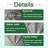 cheap Watering &amp; Irrigation-6pcs Plant Watering Globes Self Watering Bulbs PVC Automatic Watering Balls Plant Watering System Clear Plant Waterer For Indoor And Outdoor 5.1inch.zip