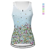 economico Maglie da donna-Per donna Gilet da ciclismo Maglia da ciclismo Senza maniche Bicicletta Gilet / Gilet Maglietta / Maglia Superiore con 3 tasche posteriori Ciclismo da montagna Cicismo su strada Traspirante