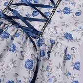 olcso Dirndl-Mindszentek napja Oktoberfest Ruhák Szerepjáték Jelmezek Szobalány öltözékek Szerepjáték bajor Német Meadows Női Hagyományos stílusú ruha Blúz Ruha Kötény