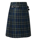 levne Spodní části-Retro Punk a gotika Středověké Sukně Skotské užitkové kilty Ren Faire Pánské Keltské Plesová maškaráda Běžné / Denní Dospělé Sukně