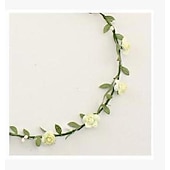 abordables Accesorios para el peinado del cabello-señora chica moda flor bohemia corona floral guirnalda diademas 10pcs