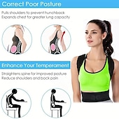 cheap Braces &amp; Supports-Unisex Back Brace Posture Corrector, Magnetic Lumbar Back Support Belt For Back Pain Relief (Order A Size Up)