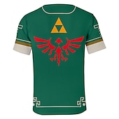levne Kreslená a filmová postava-The Legend of Zelda: Tears of the Kingdom Článek Princezna Zelda Trička Anime 3D Grafika Pro Pro páry Pánské Dámské Dospělé Plesová maškaráda 3D tisk Běžné / Denní