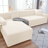 preiswerte Sofabezug-Stretch-Sofabezüge, burgunderfarben, Sofabezug für Hunde und Haustiere, Schonbezüge im Landhausstil für Zweisitzer, L-Form, 3-Sitzer, U-Form, Sessel, waschbarer Sofaschutz, weich und strapazierfähig