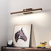 economico Luci da parete-Interno Vintage Stile Nordico Luci da Specchio Lampade da Parete per Interni Soggiorno Camera da letto Legno Luce a muro 110-120V 220-240V