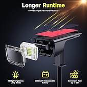 olcso Kültéri reflektorok-4db 1db 1 W Pathway Lights &amp; Lanterns Vízálló fényvezérlő 3 az 1-ben Fehér 1.3 V Kültéri világítás Udvar Kert 45 LED gyöngyök