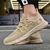 economico Sneakers da uomo-sneakers sportive da uomo in rete grigia: leggere, traspiranti e perfette per la corsa, la palestra e l&#039;abbigliamento casual