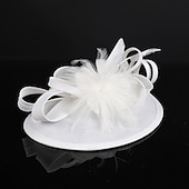 billiga Fascinatorer &amp; Hattar-Elegant Huvudbonad Fascinatorhatt Fascinator Gentledam Maskeradkläder Dam Derby Bröllopsfest Ascot Vuxna Hatt Vår &amp; sommar