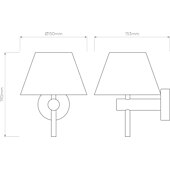 ieftine Aplici de Interior-lumina de vanitate oglindă cu led lampă frontală impermeabilă ip20 țesătură de fier led lumini de baie peste oglindă corpuri de iluminat de perete negru pentru baie dormitor dulap living