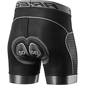 baratos Roupa interior masculina e Camada Base-Homens Cueca Boxer Acolchoada Bermudas Acolchoadas Para Ciclismo Moto Shorts acolchoados / camurça Calças Ciclismo de Montanha Ciclismo de Estrada Esportes Respirável Secagem Rápida Leve Redutor de