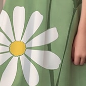 billiga 3D Blomma Klänning-Flickor 3D Grafisk Blommig Klänning Ärmlös 3D-tryck Sommar Vår Sport &amp; Utomhus Dagligen Helgdag söt stil Ledigt Ljuv Barn 3-12 år Vardagsklänning A linjeklänning Linneklänning Ovanför knäet Polyester
