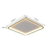 cheap Dimmable Ceiling Lights-LED Ceiling Light Super Thin 105/50cm Ceiling Lamp Modern Acrylic Metal Stepless Dimming Bedroom Painted Finish Lights 110-240V ONLY DIMMABLE WITH REMOTE CONTROL