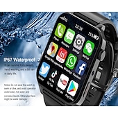 cheap Smartwatch-696 TK01 Smart Watch 1.99 inch 4G LTE Cellular Smartwatch Phone Bluetooth 4G Pedometer Call Reminder Sleep Tracker Compatible with Android iOS Men GPS Hands-Free Calls with Camera IP 67 31mm Watch