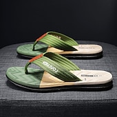 billige Uformelle sandaler-stilige flip-flops for menn med teksturert såle – komfortable strandsandaler for sommerbruk