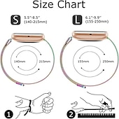 billige Fitbit klokkebånd-Reim til Smartklokke Kompatibel med Fitbit Versa 4 Sense 2 Versa 3 Sense Rustfritt stål Smartklokke Stropp Pustende Støtsikker Milanesisk rem Erstatning Armbånd