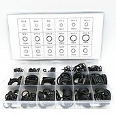 cheap Vehicle Repair Tools-225Pcs Rubber O-Ring Washer Seals Assortment Black For Car 18 Sizes