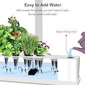 cheap Plant Growing Lights-Garden Hydroponics Growing System Indoor Herb Garden Kit Automatic Timing LED Grow Lights Smart Water Pump for Home Flower Pots