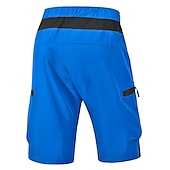 お買い得  メンズショートパンツ・タイツ・パンツ-男性用 MTBショーツ バイク バギーショーツ MTBショーツ マウンテンサイクリング ロードバイク スポーツ パッチワーク 3Dパッド 高通気性 速乾性 吸汗性 ブラック アーミーグリーン 衣類 サイクルウェア