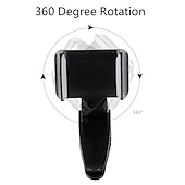 cheap Car Holder-Sun Visor Phone Mount Car Phone Holder For Car Universal 360 Rotating Car Mount Support Clip Bracket Cradle Clip Compatible To Smartphones