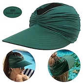 abordables refrigeración calefacción-Sombrero de playa de verano para mujer, sombrero de copa vacío, sombrero para el sol 50+, sombrero para el sol para mujer, sombrero deportivo para exteriores