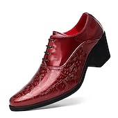 preiswerte Formell-Herren-Oxford-Schnürschuhe aus weißem Lacklederimitat – elegante Schuhe mit Blockabsatz und Krokodilprägung im Vintage-Stil für Hochzeiten, Partys und formelle Anlässe