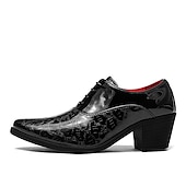 preiswerte Formell-Herren-Oxford-Schnürschuhe aus weißem Lacklederimitat – elegante Schuhe mit Blockabsatz und Krokodilprägung im Vintage-Stil für Hochzeiten, Partys und formelle Anlässe