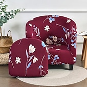 cheap Armchair Cover &amp; Armless Chair Cover-Club Chair Cover Barrel Chair Slipcover Stretch Tub Chair Slipcover, Arm Chair Sofa Cover For Dogs Pet,Washable Couch Furniture Protector Soft Durable