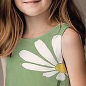 billiga 3D Blomma Klänning-Flickor 3D Grafisk Blommig Klänning Ärmlös 3D-tryck Sommar Vår Sport &amp; Utomhus Dagligen Helgdag söt stil Ledigt Ljuv Barn 3-12 år Vardagsklänning A linjeklänning Linneklänning Ovanför knäet Polyester