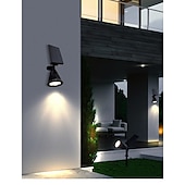 cheap Outdoor Spotlights-Solar Spot Lights Outdoor 2-in-1 Solar Landscape Spotlights Security Lights IP65 Waterproof Wall Lights for Walkway Yard Garden Driveway Pathway Garden 4/7 LED Beads
