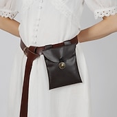 preiswerte Zubehör und mehr-Retro Vintage Mittelalterlich Renaissance Taillengürtel Pouch Herren Damen Kostüm Jahrgang Cosplay LARP Gürtel Halloween