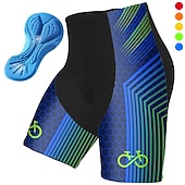 economico Pantaloncini, calzamaglie e pantaloni da uomo-Per uomo Grafico Geometrico Pantaloncini da ciclismo Bicicletta Pantaloncini imbottiti / Fondello Pantaloni Mountain Bike MTB Ciclismo su strada Gli sport Cuscinetto 3D Asciugatura Rapida Strisce