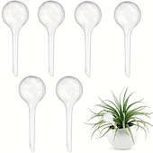 cheap Watering &amp; Irrigation-6pcs Plant Watering Globes Self Watering Bulbs PVC Automatic Watering Balls Plant Watering System Clear Plant Waterer For Indoor And Outdoor 5.1inch.zip